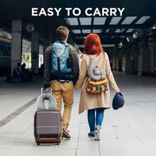 1PC Twist Memory Foam Travel Pillow For Airplanes - Travel Neck Pillow For Sleeping - Airplane Pillow For Neck Support, Lumbar And Leg - Adjustable, Bendable Neck Roll Pillow - Multicolor - View 6