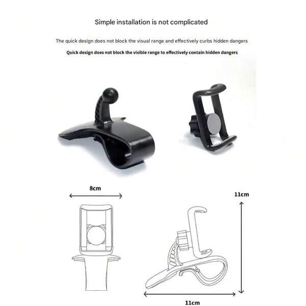 Universelle 360 Grad drehbare Auto Armaturenbrett Handy Halterung Clip