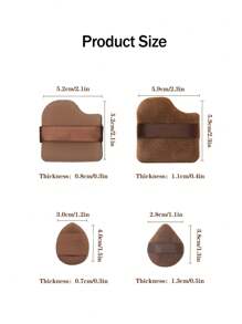 4pcs Makeup Sponge Set, Including Foundation Sponge, Air Cushion Puff, Mini Makeup Sponge. Suitable For Powder, BB Cream, Foundation, Blush, Sunscreen, Etc.