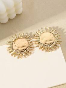 夸张的太阳耳环，夏日海滩风 - 太陽耳環 - 查看 3