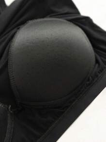 Plus Size Tank Top, Versatile Outerwear With Built-In Padded Bra