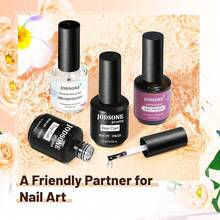 15ML Nail Primer Base Coat Top Coat Glossy Quick Drying Durable Nail Art Design Long Lasting - 15ML-DPBT - 查看 4