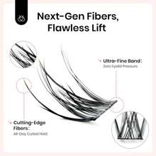 Beetles Lash Clusters Natural Manga Wispy 9-16mm Eyelash Extensions 168pcs Individual Lashes 3D CC Curl Eyelash Clusters DIY At Home With Tweezers Candy CMC002
