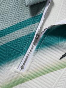 Coconut Tree Leisure Holiday Polo Outfit, Summer Slim Fit - Multicolor - View 5