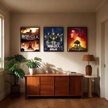 1 pièce/3 pièces Affiches murales disponibles avec cadre, affiches d'art vintage, décoration murale imperméable pour le salon, la chambre à coucher et l'esthétique des bars.