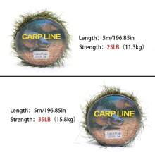5m fir de pescuit la crap imitație fir iarbă de mare Hooklink sârmă pentru crap rig accesorii de pescuit invizibile