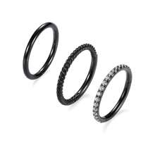 Set de 3 aros para la nariz de acero inoxidable hipoalergénico con bisagras y circonita cúbica, anillo segmentado de 16G para septum, nostril, labio, anillos de cartílago 18K chapados en oro de 8 mm y 10 mm para oreja, aretes de pabellón, concha, hebilla para el ombligo y piercing de pezón, joyería corporal unisex