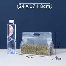 10个/5个/1个透明磨砂八边封袋，自封零食袋，立式袋，干货坚果塑料密封袋，烘焙包装袋，面包甜点包装袋