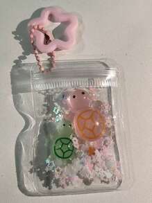 2/10pcs. Turtle Resin Pendant Glow-In-The-Dark Turtle Popular Blind Bag Resin Pendant Turtle Bag Key Chain Couple