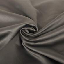 1 Pc Solid Color Satin Silk-Like Polyester Square Decorative Throw Pillow Cover For Living Room, Home Use, Suitable For 40x40cm, 45x45cm, 50x50cm, 60x60cm, Zipper Closure, Machine Washable (No Pillow Core) - Carbon Grey - View 3