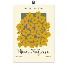 1PC Matisse Abstract Flower Woman Posters Museum Wall Art Print Canvas Painting Sage Green Wall Pictures Living Room Decor Paintings In Living Rooms, Bedrooms, Dining Rooms Optional Frames Modern Posters, Wall Arts, Canvas Paintings, And Reusable Frames - Multicolor - View 31