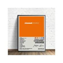 1pc Vintage Frank Music Canvas Print Poster, Ocean Album Canvas Wall Art, Artwork Wall Painting For Bathroom Bedroom Office Living Room Wall Decor, Home Decoration Optional Frame