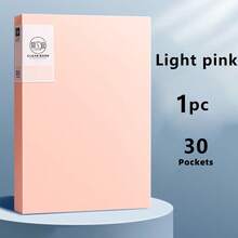 1 pieza Carpeta transparente de documentos, tamaño A4 con capacidad de 20/30/40/60/80/100 páginas, 6 colores disponibles, portafolio de archivos de empresa, organizador de exámenes estudiantiles, portador de suministros de oficina, impermeable y a prueba de suciedad, carpeta de almacenamiento de gran capacidad, tono pastel, portador de partituras, registro de chequeos de embarazo familiar, regalo de regreso a la escuela/graduación, bolsa de documentos comerciales, material de PP, álbum de ilustraciones, portador de certificados de premio