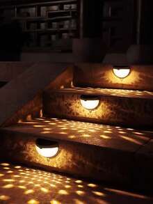 Solar Fence Lights, Deck Lights, Solar Wall Lights, Solar Hanging Outdoor Fence Lights, White LED Lights For Garden, Home, Patio, Yard, Garage, Camping, Halloween, Christmas Party Decor - Multicolor - View 4