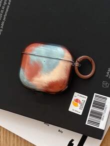 Korean Style Retro Tie-Dye Color Matching Protective Case Compatible With Apple 4, Pro 2, 3, 2 Wireless Bluetooth Earphone - Multicolor - View 4