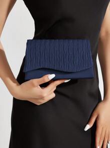 Noctella Sac pochette plissé élégant et à la mode pour femme, sac de soirée hijab vague exquis, sac à bandoulière chaîne charmant, convenant aux femmes pour assortir avec des robes, des robes de soirée, convenant pour assister à des dîners, des mariages, des réunions, des fêtes.