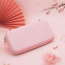 Pink Unique Sakura Blossoms Storage Bag Carrying Case Compatible With Switch/OLED Game Accessories Portable Travel Carrying Bag
