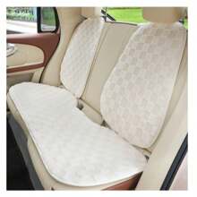 1 Stück kuscheliger, weicher Auto Nackenkissen Kopfstütze, Auto Sitzauflage, Damen Fellauflage warm rutschfest bequem Halbe Auto Sitzabdeckung, geeignet für die meisten Automodelle im Herbst & Winter
