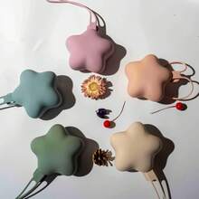 硅胶奶嘴盒，硅胶套，尿布袋硅胶奶嘴收纳盒，软质硬币钥匙耳机盒 - 彩色 - 查看 4