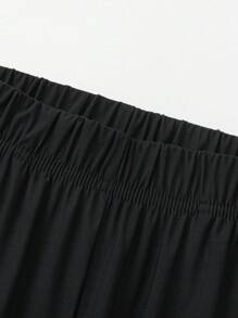 Balabala Pantalones de niños, pantalones delgados de verano 2025 para niños grandes, pantalones holgados y informales con sensación refrescante