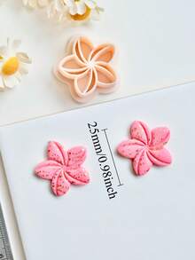 春花聚合物粘土切割套装，用于珠宝制作 - 玫瑰、雏菊、鸡蛋花形状 | 3D 打印植物工具，用于吊坠项链和耳环 | 非常适合制作花瓣设计、珠宝制作工具 | 花卉设计 | 耐用塑料切割器、珠宝制作用品 - 花 - 查看 5