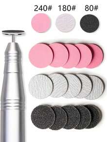 klimonla 60pcs Electric Nail File Sanding Bands, Cuticle Remover - Multicolor - View 2