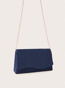 Noctella Sac pochette plissé élégant et à la mode pour femme, sac de soirée hijab vague exquis, sac à bandoulière chaîne charmant, convenant aux femmes pour assortir avec des robes, des robes de soirée, convenant pour assister à des dîners, des mariages, des réunions, des fêtes.