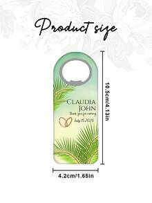 Bottle Opener Wedding Favor, Customizable Wedding Favor For Guests In Bulk, Cap Opener Magnets, Wedding Thank You Favor, Wedding Favor,Multi-Functional, Anti-Mold,Ornamental,Reusable,Exquisite,Stylish,High-Quality,Colorful,Modern,Custom,Personalized,Unique,Customized Bottle Openers & Bottle Opener Accessories,Creative Carvings - Multicolor - View 11