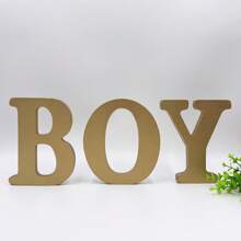 5.91-Inch (15 Cm) Black Wooden Letters Unfinished Wooden Letters, For Wall Decoration, Decorative Standing Letter Slices, Sign Decoration, For Handicrafts, Family Gathering Projects Home Decor Christmas Decorations Room Decor Christmas