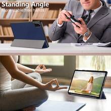 适用于荣耀 Pad X9 X8 X8A X8Pro 11.5 SE 11 11.5 英寸 S 平板电脑保护套适用于小新 Pad Tab M9 M10 M11 保护套适用于 Galaxy Tab S10 S9 S8 S7 FE Plus S6 Lite 平板电脑皮革三折叠支架保护套适用于 iPad Pro 11 Air 11 13 适用于小米 Redmi Pad SE 6S Pro 自动睡眠边缘保护壳 - 藏蓝色 - 查看 4