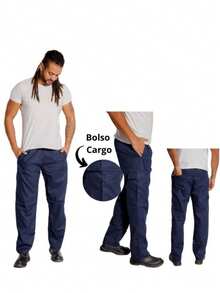Men Pants - Màu xanh hải quân - Xem 1
