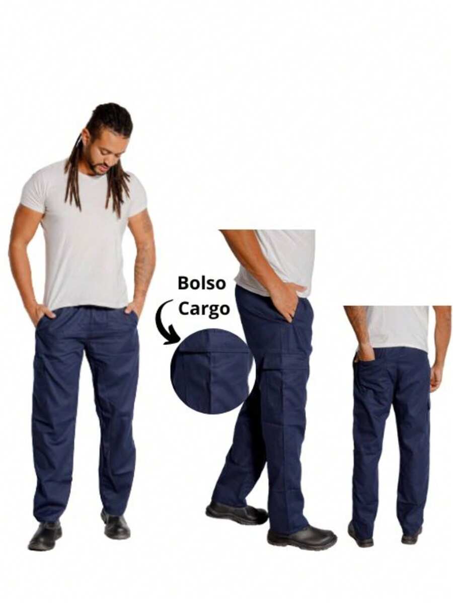 Men Pants - Màu xanh hải quân - Xem 1