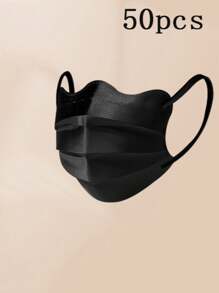 50 piezas/paquete; Tamaño de la máscara: Ancho 9.5cm, Longitud superior 17.8cm, Longitud inferior 19cm; Máscara protectora con forma de mariposa que realza la belleza, disponible en varios colores para satisfacer el deseo de belleza e individualidad de las personas. Mientras protege la salud, también puede mostrar el sentido de la moda personal; El diseño ergonómico crea un producto de máscara cómodo y de moda.