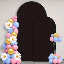 2 Stücke Weihnachts-Bogen Dekoration aus elastischem Spandex-Stoff, geeignet für Geburtstagsfeiern, Hochzeitsbogen Dekoration (nur Stoffhintergrund, kein Bogenrahmen), perfekter Bogen-Hintergrund für Garten und Outdoor-Hochzeitszeremonie und Geburtstagsfeierdekoration - Verschiedenfarbig - Übersicht 5