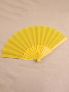 1pc/10pcs Solid Color Flat Plastic Fan,Ladies Folding Fan,Fashionable & Elegant Simple Solid Color Hand Fan,Wedding Performance Fan,Plastic Portable Handheld Dance Party Fan, Chinese Japanese Wedding Decoration Folding, Low-Key And Simple Gift,Suitable For DIY, Suitable For Party Themes Or Creating Unique Designs - Multicolor - View 19