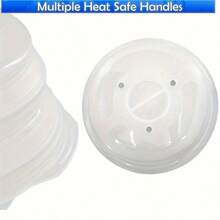 Microwave Cover Lid Collapsible Anti Splatter Guard Food Cover Lid - White - View 6