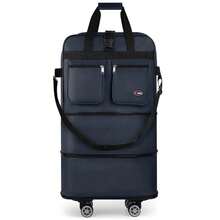 New York Xpress MEX-30,36,40, Expandable Foldable Rolling Duffel Bag With Removable Spinner Wheels - Grey - View 10