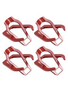 1/4pcs Unit Pipe Display Stand Red Plastic Folding Pipe Stand Pipe Display Stand Pipe Support Pipe Accessories