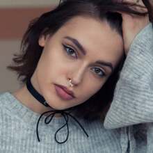 CIZME Piercing de nariz de argola de aço inoxidável 16G-20G, piercing de cartilagem, argola de nariz, joia para mulheres e homens, argolas de nariz prateadas, douradas e pretas de 6 mm, 8 mm e 10 mm, argola de segmento articulada Y2K, piercing de argola de septo, argola de cartilagem, argola de aço inoxidável para hélix tragus, lábio, septo, brinco de argola
