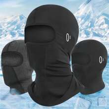 AD 1 pieza Pasamontañas para ciclismo unisex, máscara facial transpirable de seda de hielo para motocicleta, protección para el cuello para deportes