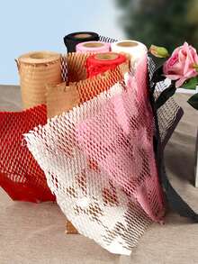 10米蜂窝纸包装缓冲卷 穿孔包装缓冲卷 移动绿色包装纸 - 彩色 - 查看 2