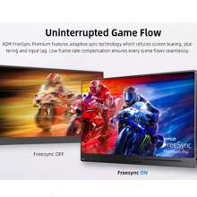 Uperfect 15,6" 4K Tragbarer Monitor –60Hz 3840 * 2160 UHD, 100% sRGB, 16.7M(8bit),HDR, IPS, 178° Betrachtungswinkel, USB-C &  | Perfekt für Gaming,