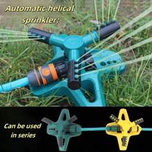 Automatic Rotating Sprinkler, Lawn Watering, Irrigation, Garden Maintenance, Cooling Spray, Linkable, Lawn Sprinkler, Garden Tools, Rotating Spray Nozzle