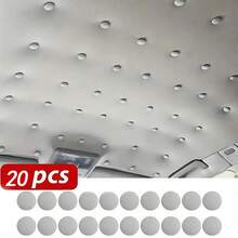 20pcs Headliner Clips Repair Kit, Car Roof Lining Fixing Retainers Fasteners With Installation Tools, Suitable For Most Vehicles