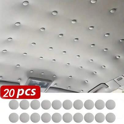 20 st. reparationssats för innertaksklämmor, biltakbeklädnadsfästen med monteringsverktyg, lämplig för de flesta fordon