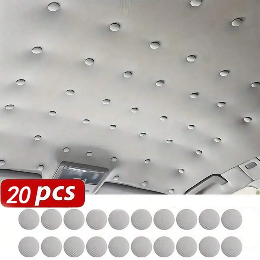 20pcs Headliner Clips Repair Kit, Car Roof Lining Fixing Retainers Fasteners With Installation Tools, Suitable For Most Vehicles
