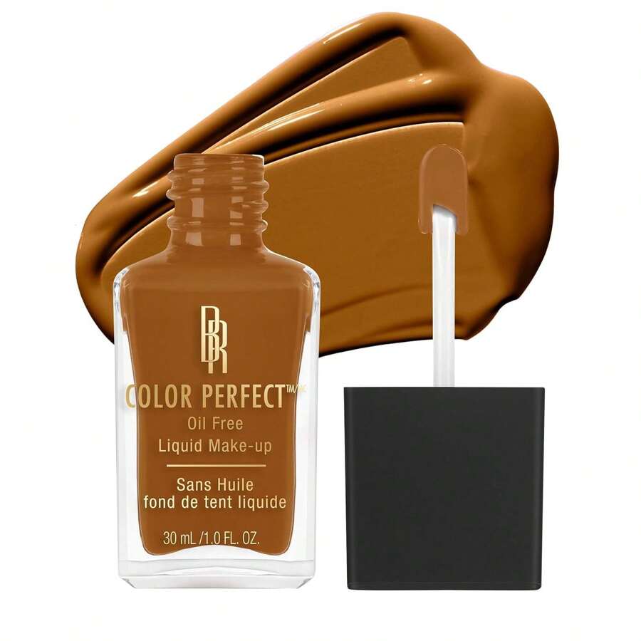 Black Radiance Color Perfect Liquid Full Coverage Foundation Makeup, Praline, 1 Ounce