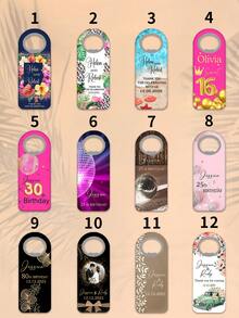 Personalized Wedding Favor For Guests In Bulk, Heart Shape Wedding Thank You Favor, Custom Wedding Gift, Wedding Gift, Save The Date, Gift For Father,Home Refresh,Customized Bottle Openers & Bottle Opener Accessories,Home Refresh - Multicolor - View 10