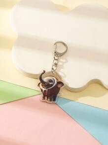 1 Pc Acrylic Strange Italian Silly Animal Shan Hai Jing TungTungTungTung Sahur/Tralalero Tralala/Lirili Larlla/Bombardiro Ctocodilo/Boneca Ambalam//Brr Brr Patapim Character Style Theme Keychain Pendant Backpack Ornament/Bag Accessories/School Bag Accessories/Purse Pendant/Friend's Gifts