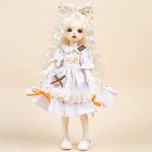 [仅服装]]极具魅力的6分BJD娃娃衣服30厘米BJD娃娃服装套装DIY手工BJD娃娃裙子 - 彩色 - 查看 8